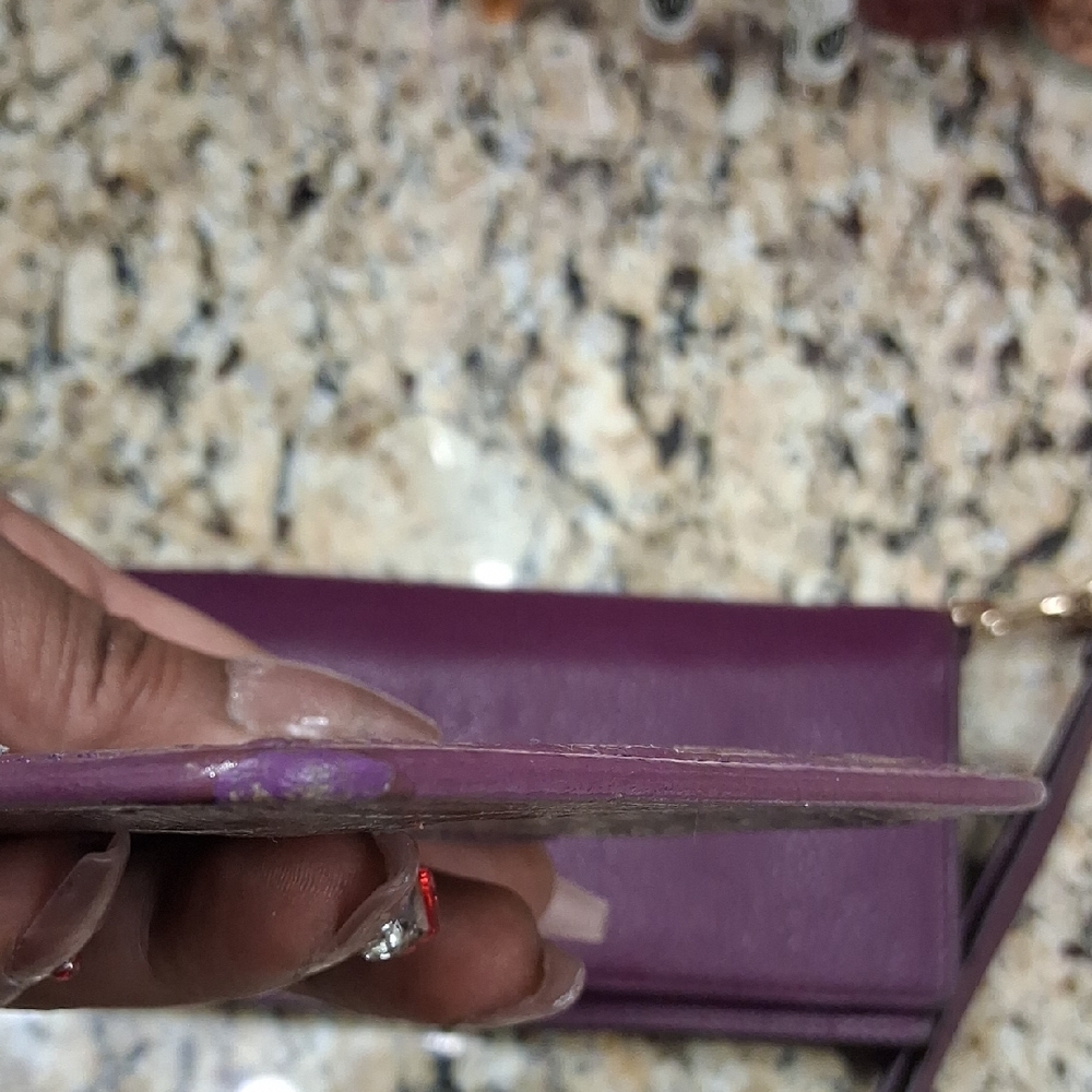 Coach Burgundy Wallet and Card Holder Set EUC - Picture 8 of 9